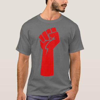 Camiseta puño rojo