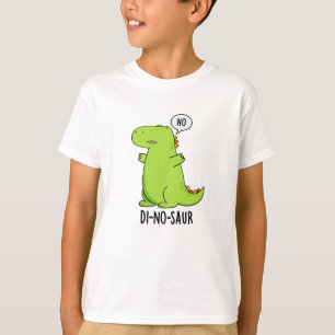 Camiseta Puns de dinosaurios divertidos de Di-no-saur