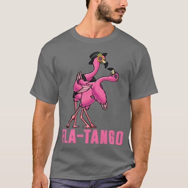Camiseta Puns de flamenco jerga Fla-tango Diversión Flamenc (Anverso)
