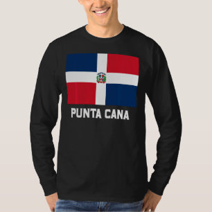 Camiseta Punta Cana Bandera República Dominicana Emblem Esc