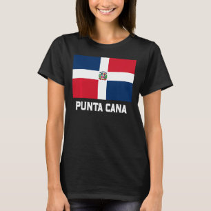 Camiseta Punta Cana Bandera República Dominicana Emblem Esc