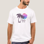 Camiseta PUNTA CANA Beach Lover Gift Spring Break Honeymoon<br><div class="desc">Regalo de amante de la playa para hombres chicas adolescentes dice Punta Cana con puesta de sol y palmeras en estilo retro vintage angustiado y ambiente divertido positivo,  novela de vacaciones de luna de miel de crucero de playa</div>