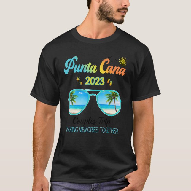 Camiseta Punta Cana Dominican Republic Family Trip 2023 Out (Anverso)