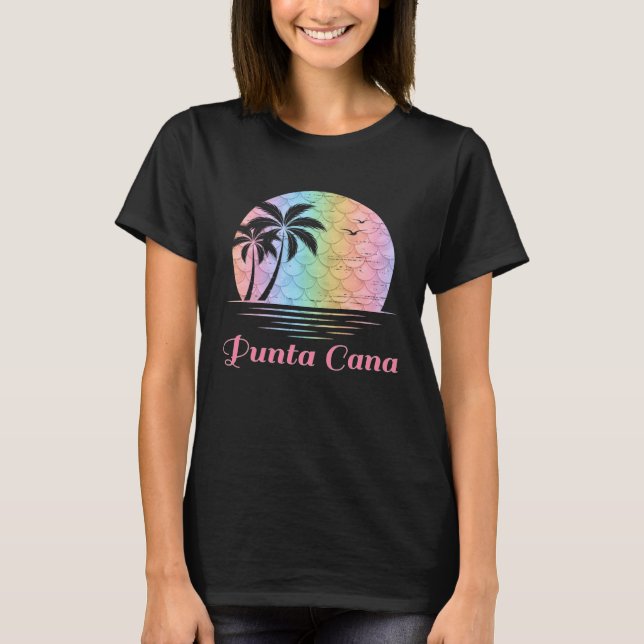 Camiseta Punta Cana Mexico Vacation Beach Family Group (Anverso)