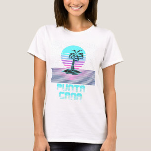 Camiseta Punta Cana República Dominicana Años 80 Retro Vint
