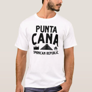 Camiseta Punta Cana República Dominicana City Skline Map Tr