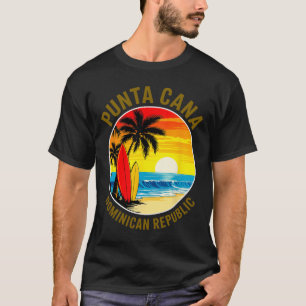 Camiseta Punta Cana República Dominicana Playa Atardecer Va