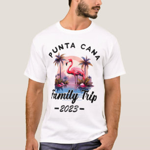 Camiseta Punta Cana Vacaciones Familiares en la República D