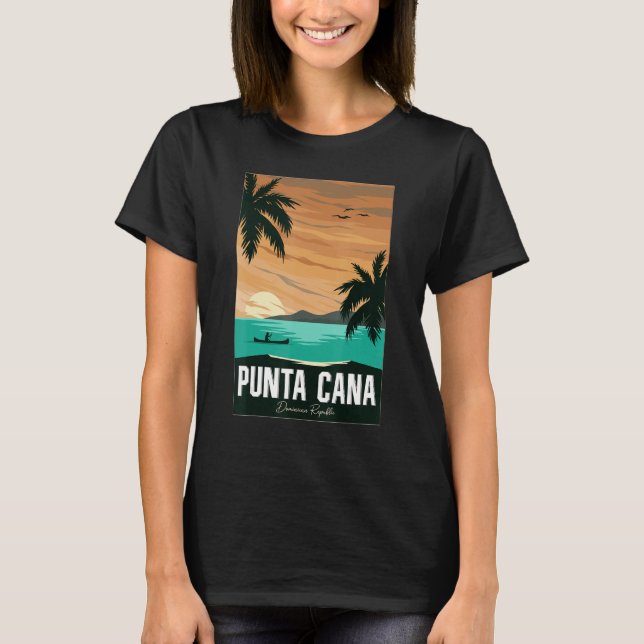 Camiseta Punta Cana vacation, Punta Cana souvenirs Dominica (Anverso)