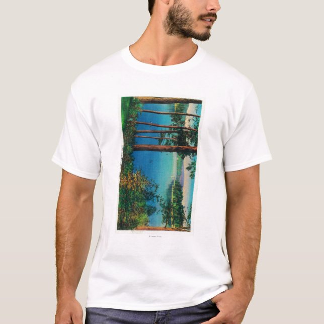 Camiseta Punta de flecha de ViewLake de la punta de flecha (Anverso)