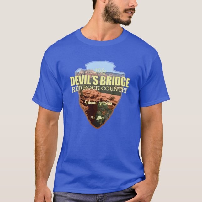 Camiseta Punta de flecha del puente del diablo (Anverso)