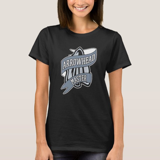 Camiseta Punta de Flecha Maestra Rocas Pedernal Artefacto P (Anverso)