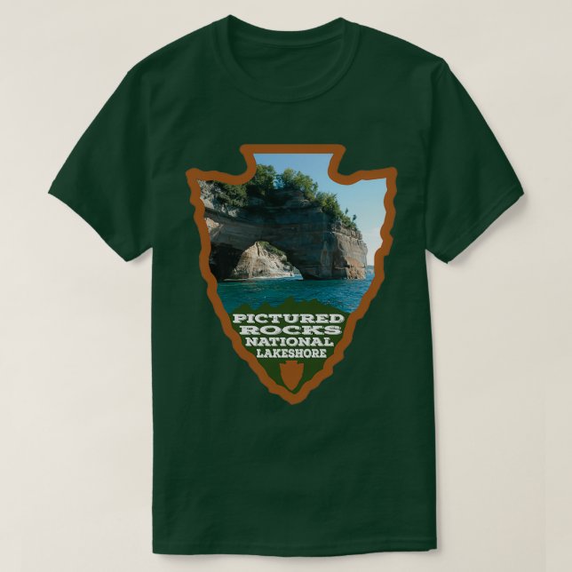 Camiseta Punta de flecha nacional de Rocks Lakeshore (Diseño del anverso)