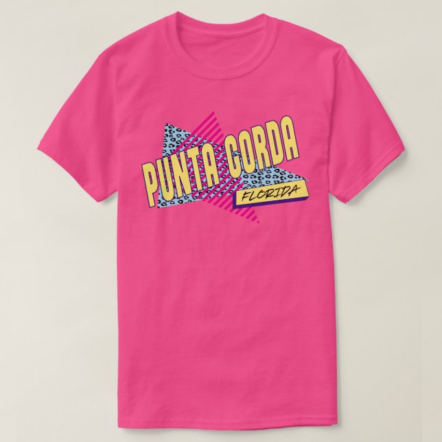 Camiseta Punta Gorda Florida Orgullo de los años 90 Cos (Diseño del anverso)