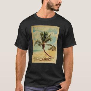 Camiseta Punta Gorda Vintage Travel - Playa