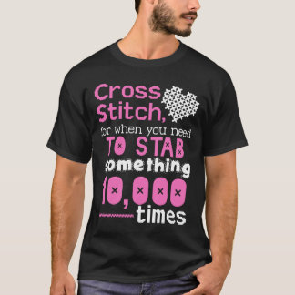 Camiseta Puntada cruzada para cuando usted necesita