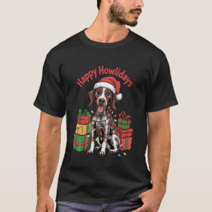 Camiseta Puntero alemán de pelo corto Navidad GSP Amante de