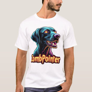 Camiseta Puntero corto alemán GSP perro zombie Halloween