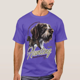 Camiseta Puntero de caza de perros con cable alemán GWP