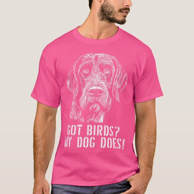 Camiseta Puntero de caza de perros de caza de perros con ca (Anverso)