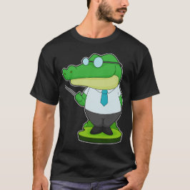 Camiseta Puntero de profesor cocodrilo