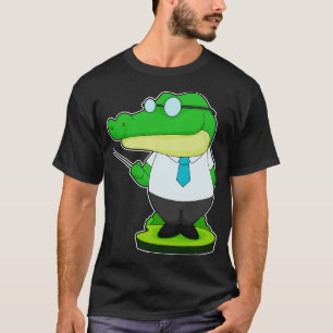 Camiseta Puntero de profesor cocodrilo