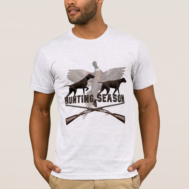 Camiseta Puntero de Shorthtransmitió alemán (Anverso)