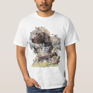 Camiseta Puntero de Shorthtransmitió alemán