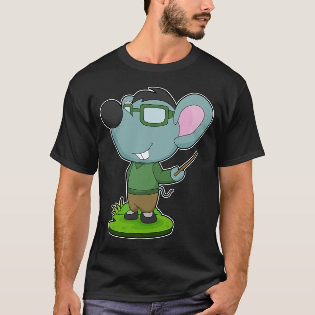 Camiseta Puntero del profesor del ratón (Anverso)