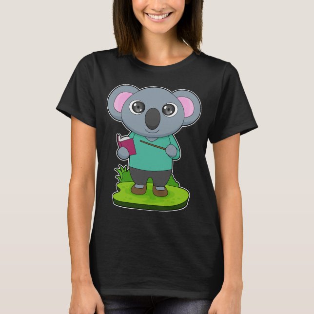 Camiseta Puntero del profesor Koala (Anverso)