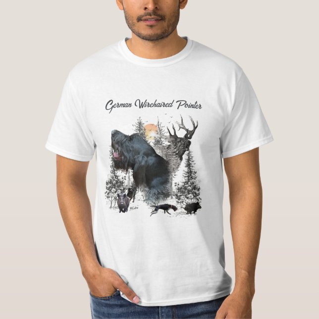 Camiseta Puntero inalámbrico alemán (Anverso)