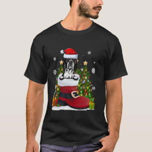 Camiseta Puntero inglés en la fea navidad del zapato de San