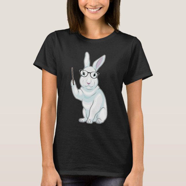 Camiseta Puntero maestro conejo (Anverso)