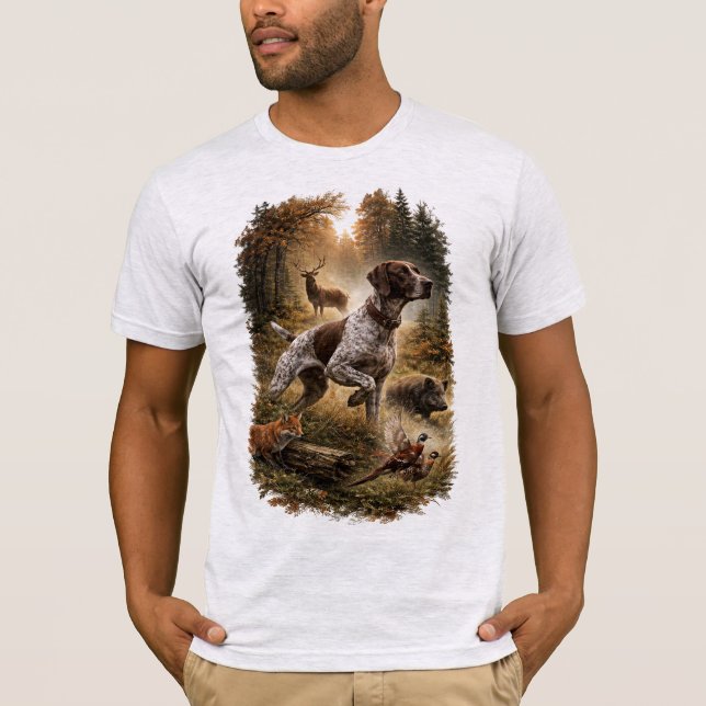 Camiseta Punteros alemanes de pelo corto (Anverso)