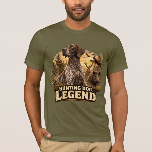 Camiseta Punteros Alemanes de Pelo Corto (Anverso)