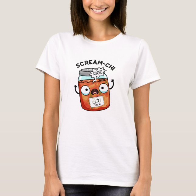 Camiseta Puntis Kimchi divertidos de Scream-chi (Anverso)