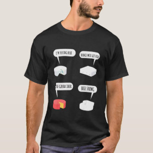 Camiseta Puntitos Con Brie Feta Y Queso Gouda