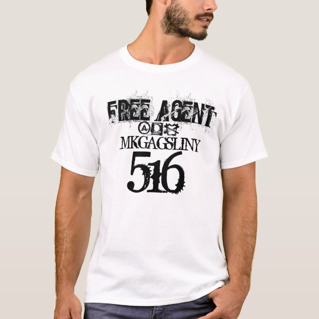 Camiseta Punto 60, agente libre 516 (Anverso)
