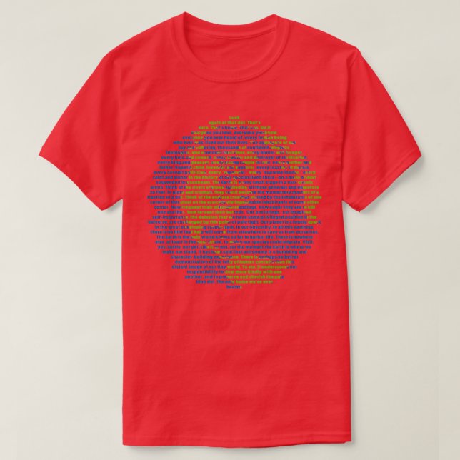 Camiseta Punto azul pálido de Earthx27 (Diseño del anverso)
