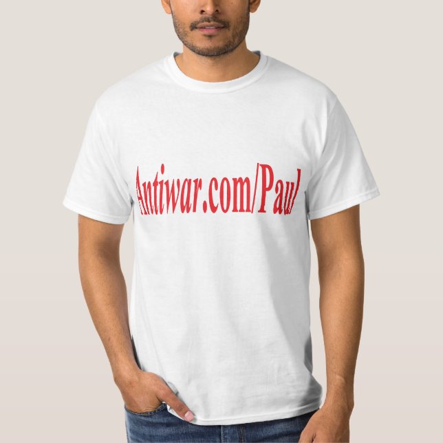 Camiseta Punto com pacifista Paul (Anverso)