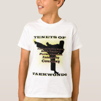 Punto culminante del oro de los principios de TKD