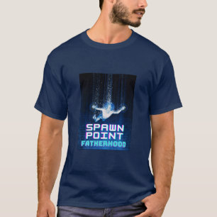 Camiseta Punto de Aparición Paternidad Jugador Papá Día del