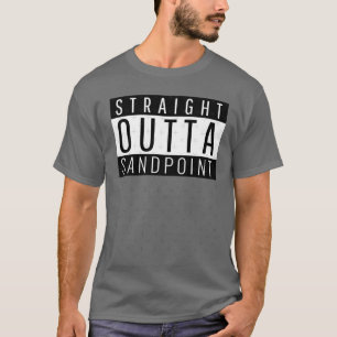 Camiseta Punto de arena directo Idaho Sandpoint ID Oversi