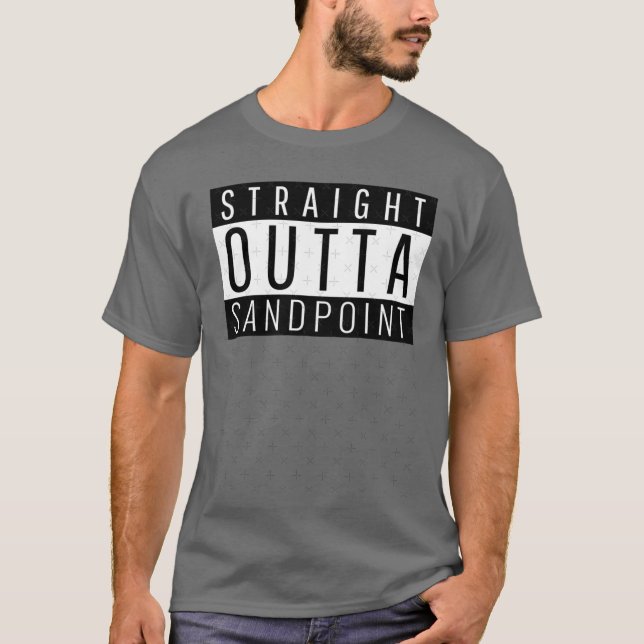 Camiseta Punto de arena directo Idaho Sandpoint ID Oversi (Anverso)