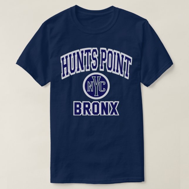 Camiseta Punto De Caza Bronx Nyc Estilo De Variedad 2 (Diseño del anverso)