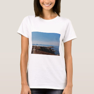 Camiseta Punto de niebla del blanco del pasado del