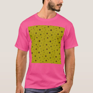 Camiseta Punto de polka cósmico de mostaza y pistacho
