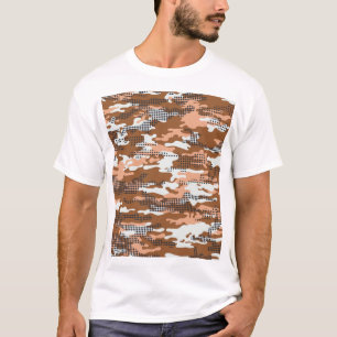 Camiseta Punto de Polka del Camuflaje: Resumen Sin Maravill