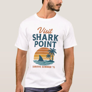 Camiseta Punto de Tiburón Escape – Gráficos de Vibraciones