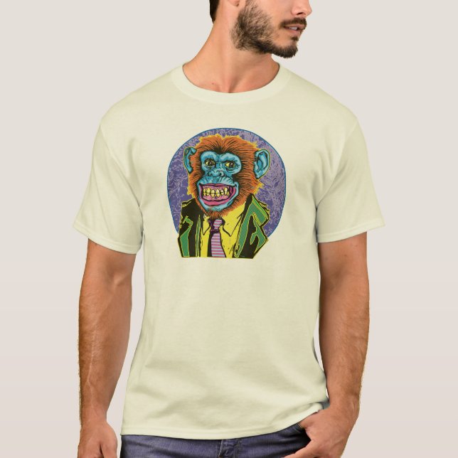 Camiseta Punto grande del chimpancé (Anverso)